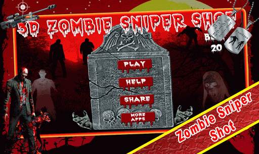Tembakan zombie penembak jitu screenshot 1