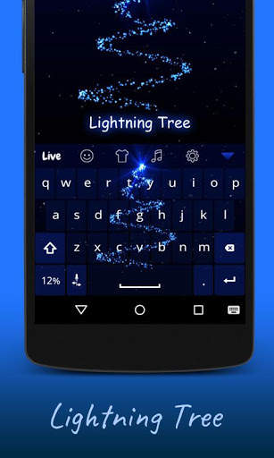Lightening Tree Live Keyboard screenshot 3