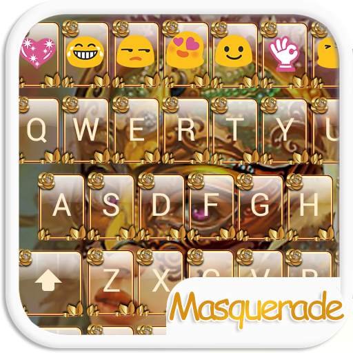 Masquerade Emoji Keyboard Skin 1.3