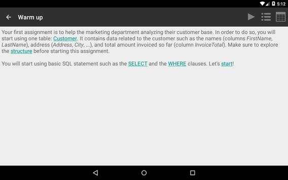 Practice and Learn SQL screenshot 15