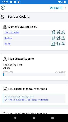 Codata Mobile screenshot 1