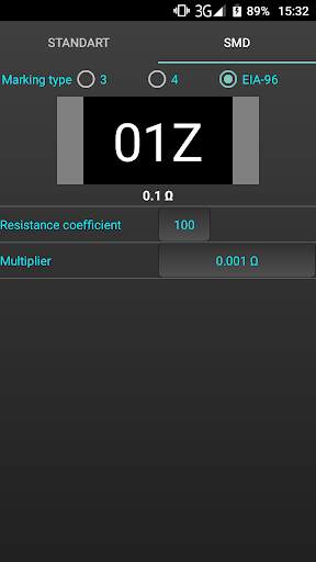 Resistor manager screenshot 3