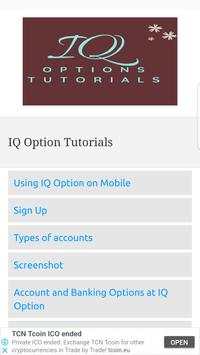 Learn IQ Option Tutorials screenshot 1