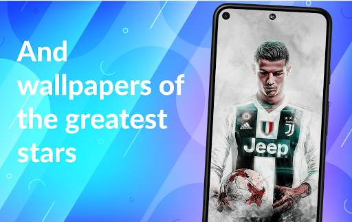 Wallpaper Football 4K Mbappe Messi Ronaldo Neymar screenshot 2