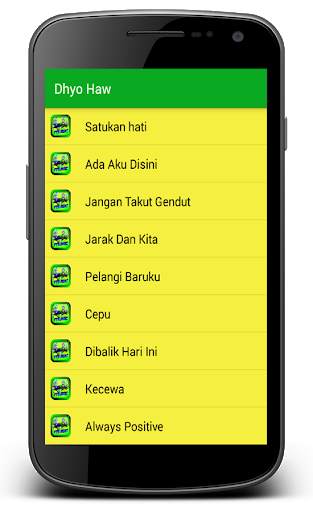 Lagu Dhyo Haw Ada Aku Disini screenshot 2