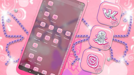 Diamond Butterfly Launcher Theme screenshot 3