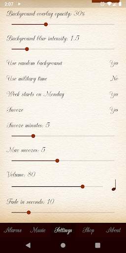 Classical Music Alarm Clock 6 تصوير الشاشة