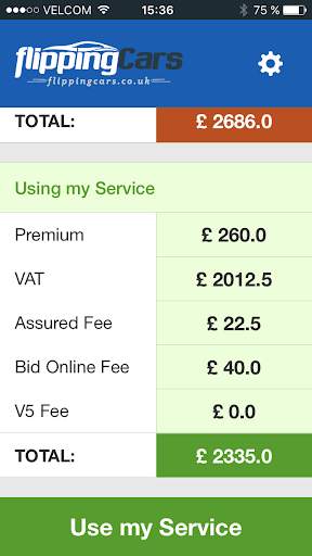 Car Auction Fee Calculator screenshot 3