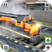 Train Driving Simulator - Crossing Railroad Game logo