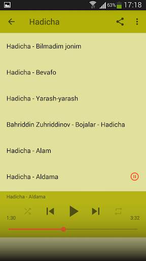 Hadicha Qo'shiqlari screenshot 3