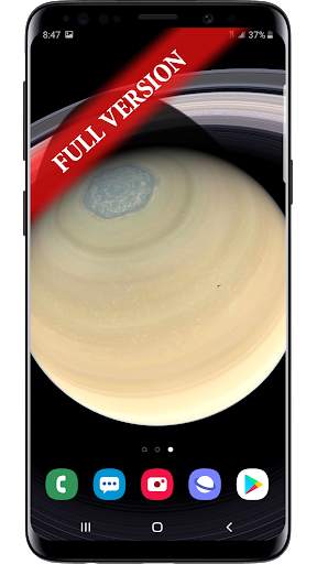 Planet Saturn Parallax 3D Live Wallpaper screenshot 7