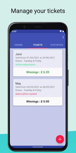 Results for Euromillions screenshot 3