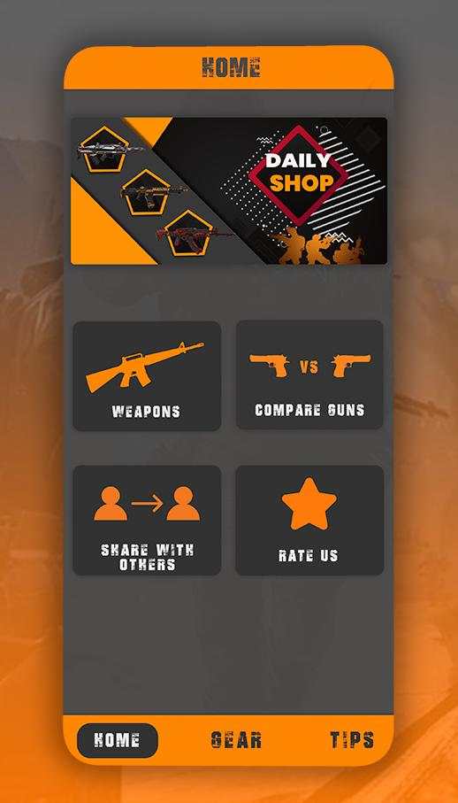 Guide for Call Of Duty Mobile: Weapons Players Map screenshot 1