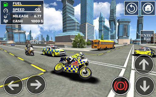 Police Cop Car Simulator : City Missions स्क्रीनशॉट 4