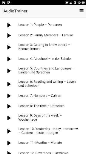 German Audio Trainer screenshot 1