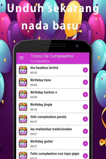 nada dering ucapan selamat ulang tahun romantis screenshot 3