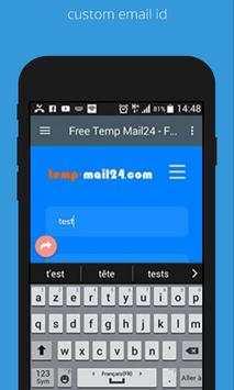 Temp Mail 24 screenshot 1