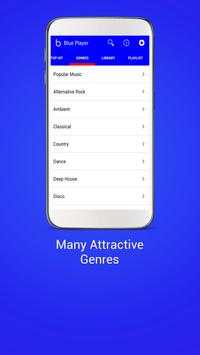 Blue Player for Mp3 Music screenshot 3