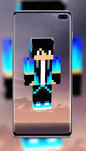 Blue Minecraft Skin screenshot 3