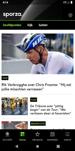 sporza screenshot 1
