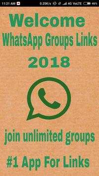 WhatsApp Group Links 2018 screenshot 1