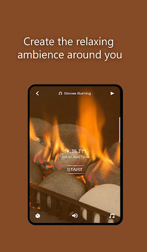 Crackling Fire Sounds: Relaxing Fireplace HD скриншот 9