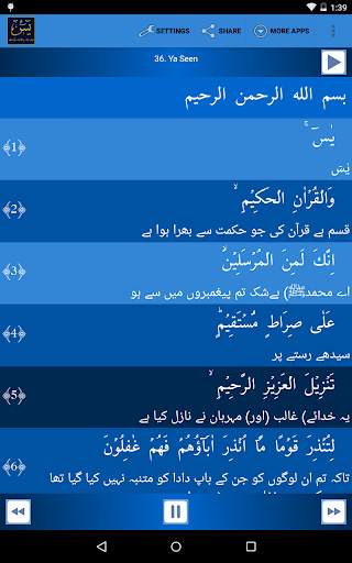 Surah Yaseen Urdu اردو скриншот 8
