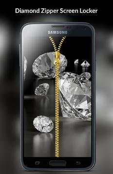 Diamond Zipper Screen Lock screenshot 2