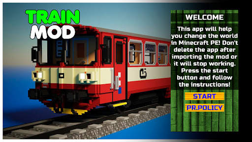 Train Mod for Minecraft PE скриншот 2