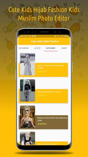 Cute Kids Hijab Fashion Kids Muslim Photo Editor 3 تصوير الشاشة