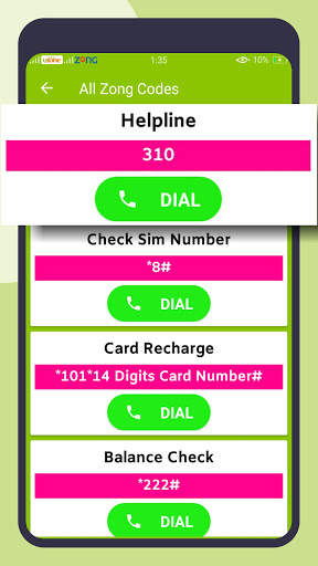 Zonge Packages 2022: Data, SMS screenshot 6