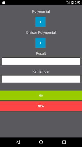 Polynomial Division скриншот 1