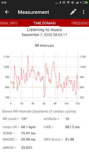 HRV Lite by CardioMood screenshot 5