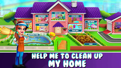 Make Your House Clean - Girls Home Cleaning Game screenshot 2