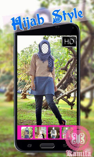 Hijab Jeans Selfie Camera screenshot 5