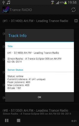 Trance RADIO screenshot 3