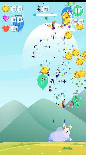 balloon pop game latest new game 2021 :bunny fight screenshot 8