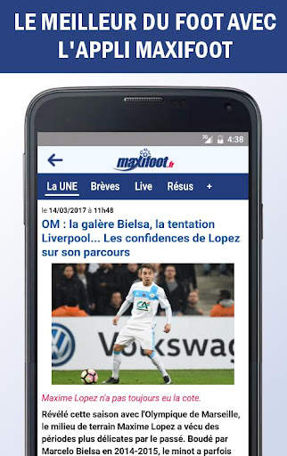 Mercato foot par Maxifoot screenshot 2