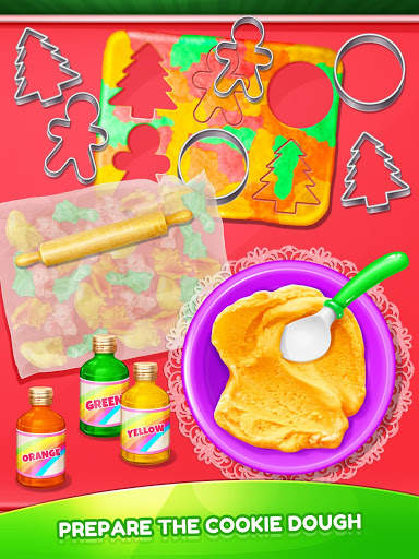 Christmas Unicorn Cookies & Gingerbread Maker Game screenshot 1