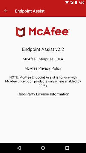 McAfee Endpoint Assistant screenshot 3