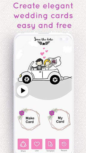 Wedding Card Maker(Save the date) screenshot 2