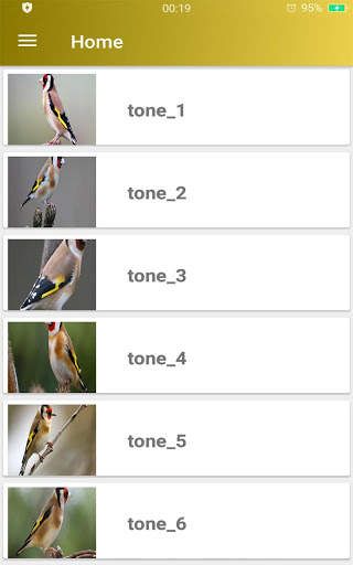 Goldfinch Tones скриншот 3