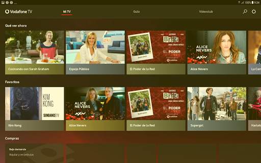 Vodafone TV 10 تصوير الشاشة