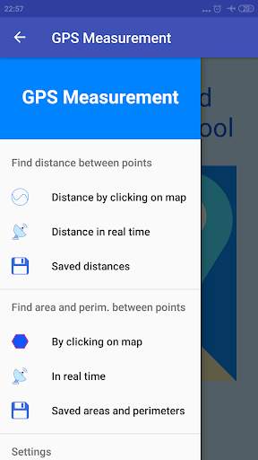 GPS Distance Area and Perimeter Measurement screenshot 1