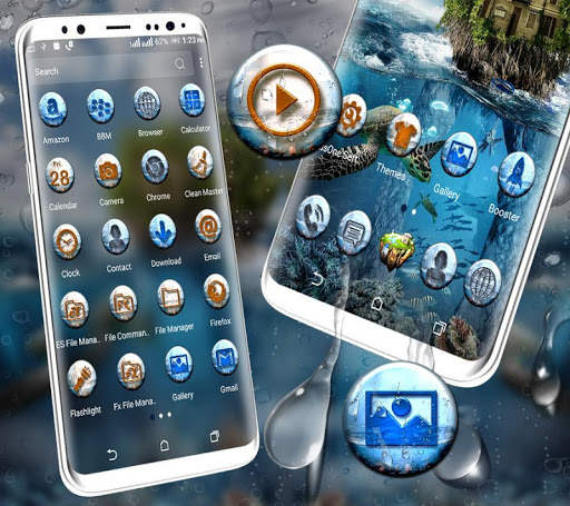 Amazing Sea World Launcher Theme screenshot 4