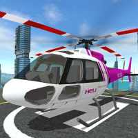 Futuristic Helicopter Rescue Simulator Flying logo