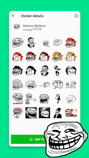 Meme Stickers for WhatsApp screenshot 7