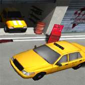 Modern Taxi Driving Racing 3D logo