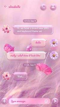 (FREE) GO SMS FLORAL THEME screenshot 3