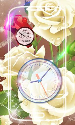 Rose Clock Live Wallpaper screenshot 6